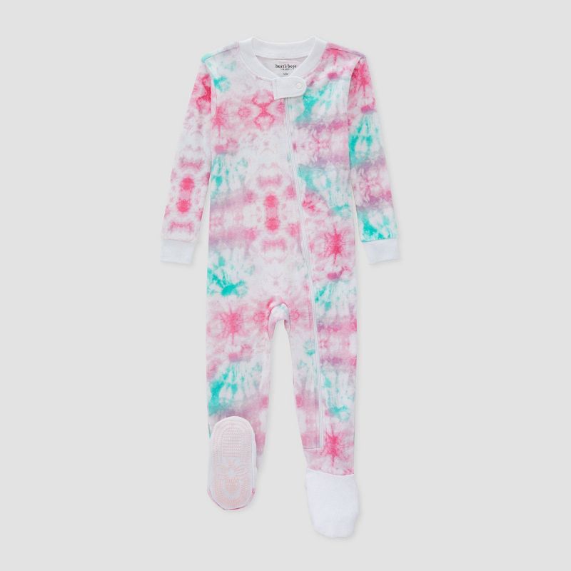 Burt's Bees Baby® Baby Girls' Organic Cotton Footed Pajama | Target