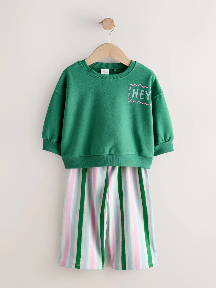Green/Pink Top & Trousers Set 2 Pack (3mths-7yrs) | Next US