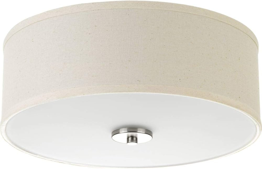 Progress Lighting P3713-09 Inspire Two-Light Flush Mount, Brushed Nickel | Amazon (US)