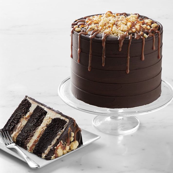 Three-Layer Millionaire Cake, Serves 16-22 | Williams-Sonoma