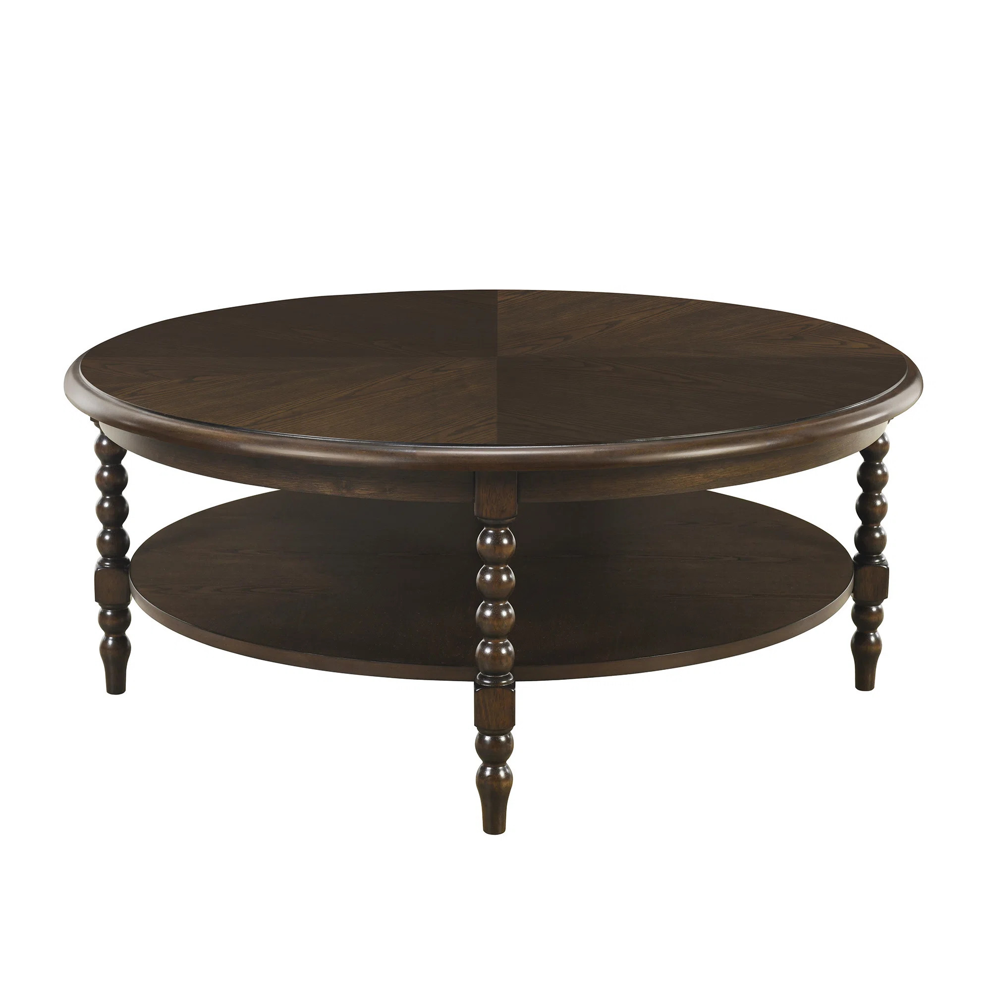 Philippe Round Coffee Table With Shelf | Wayfair North America