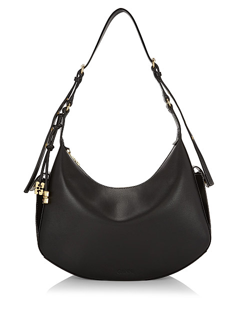 Ganni Large Recycled Leather Hobo | Saks Fifth Avenue (UK)