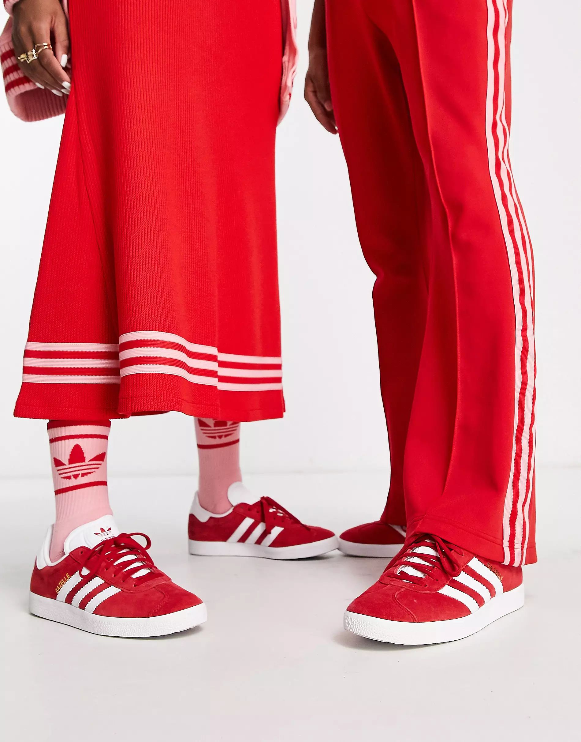 adidas Originals Gazelle trainers in power red - RED | ASOS (Global)