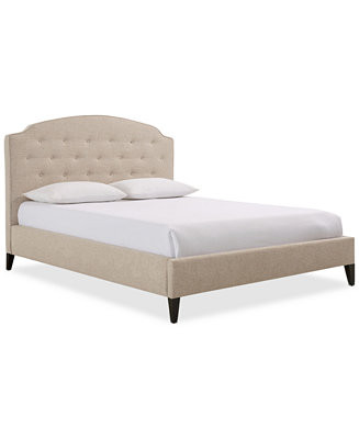 Aminah Upholstered Queen Bed - Macy's | Macy's