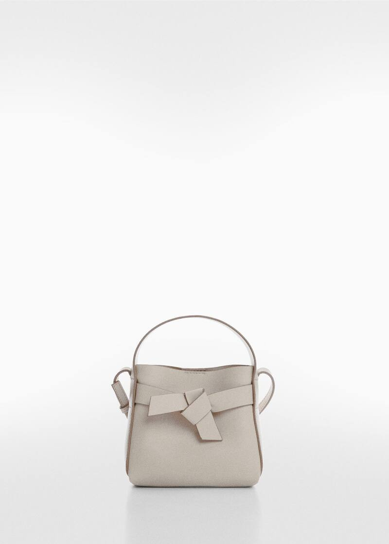Bag with bow detail  -  Women | Mango United Kingdom | MANGO (UK)