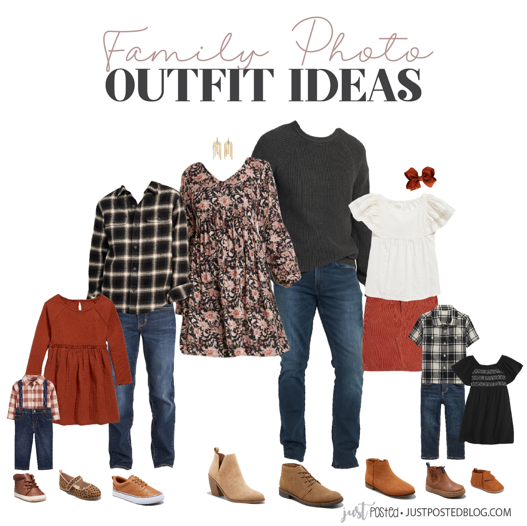 Loving this burnt orange, gray and cream family photo look! Picture perfect family photo look! 

#LTKkids #LTKsalealert #LTKfamily