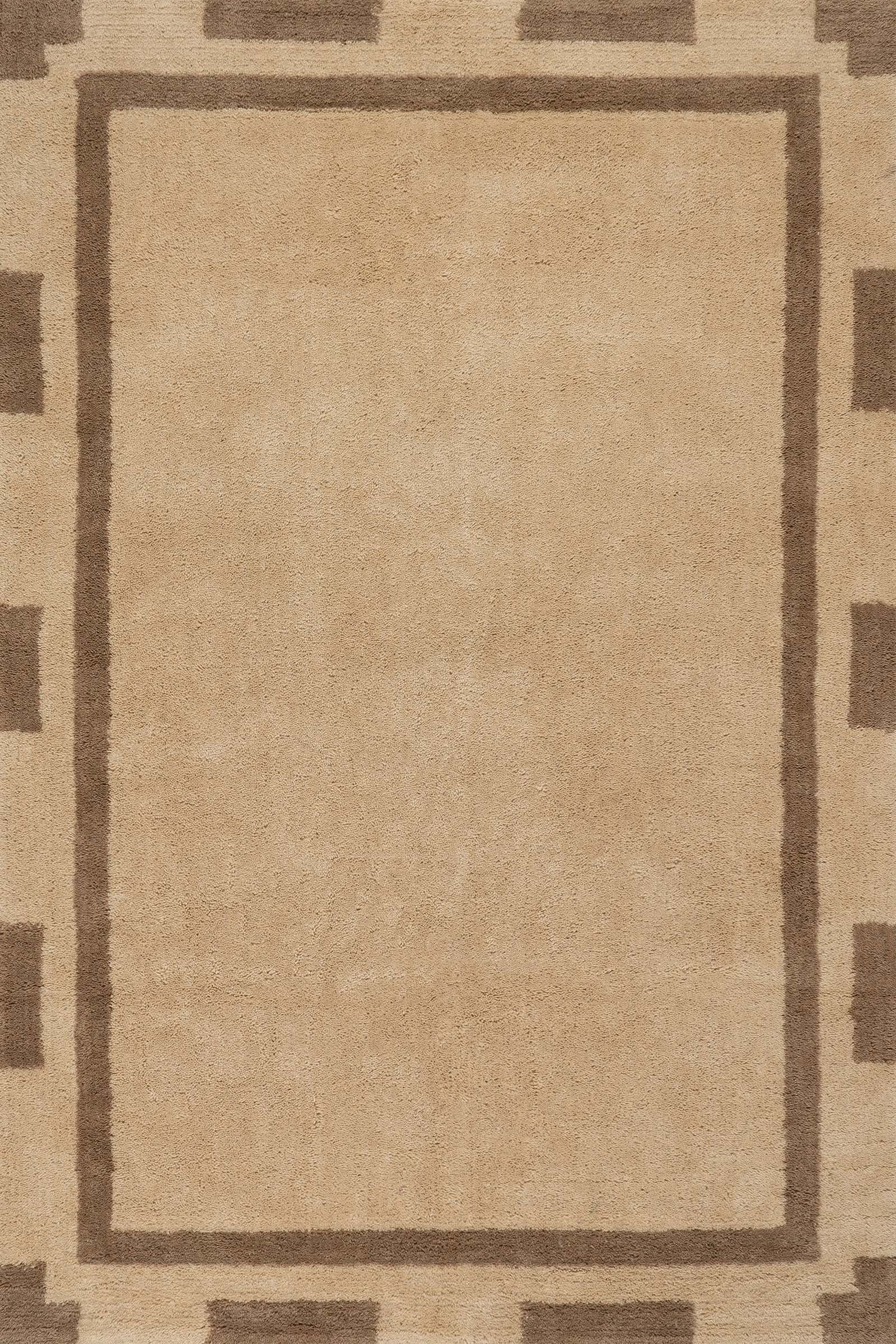 Orlina Bordered Rug | Brown | Rugs USA
