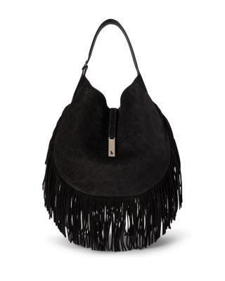 Polo ID Large Fringe Suede Shoulder Bag | Bloomingdale's (US)
