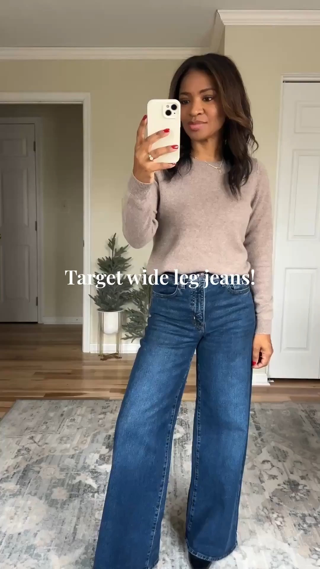 Sooo obsessed with these jeans! Wearing a size 27

 #ltkholiday #ltkcyberweek #ltkover40

