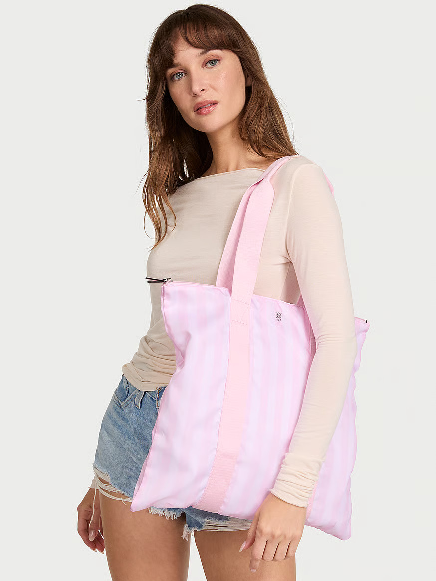 Buy Packable Tote, Heritage Stripe - Order Bags online - Victoria's Secret US | Victoria's Secret (US / CA )
