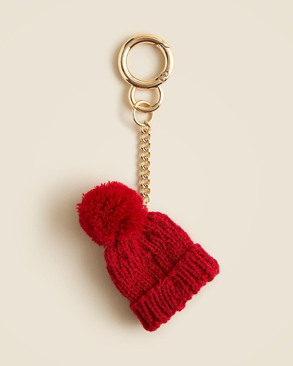 Pom-pom beanie bag charm | J. Crew US