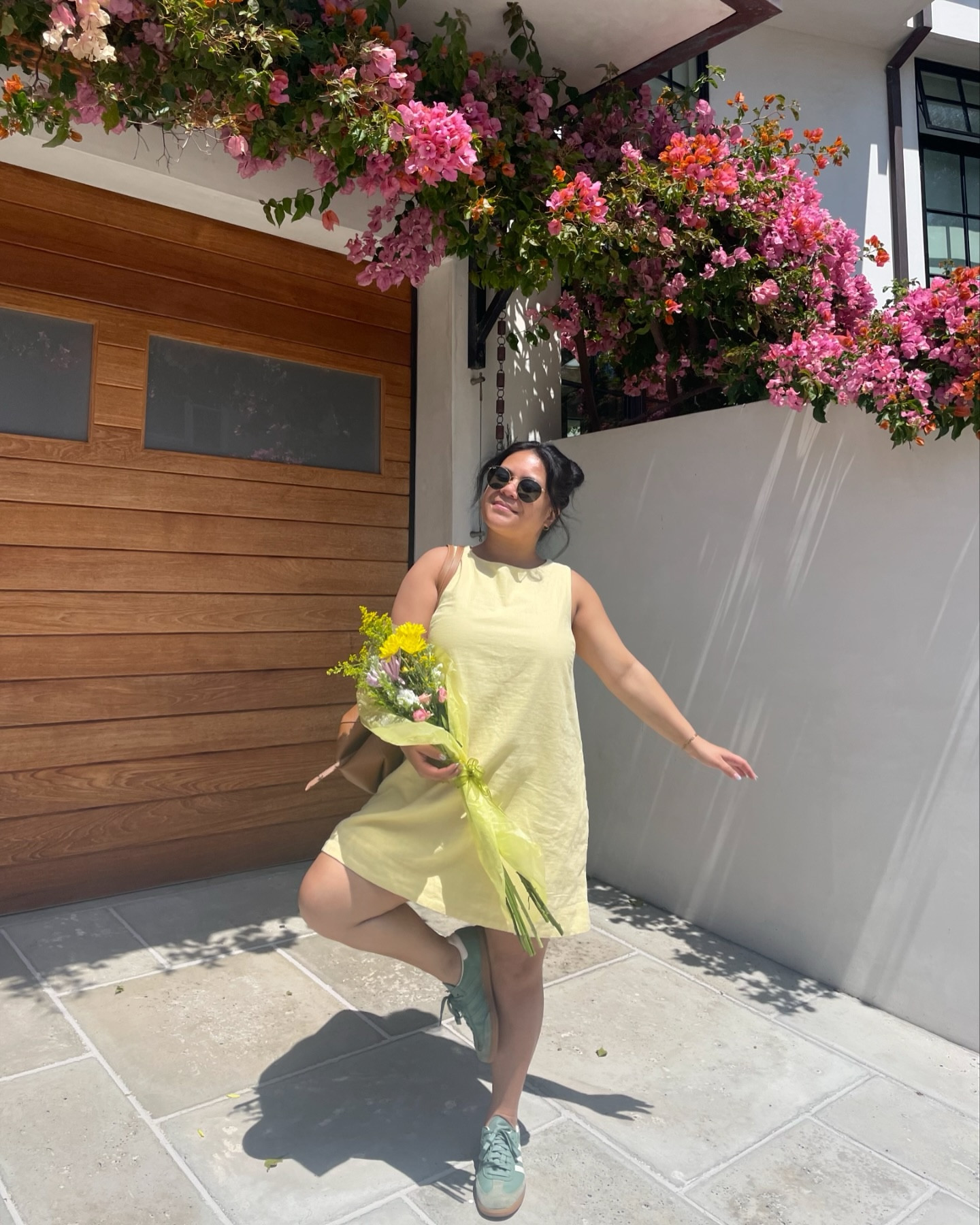 SUN diego, where ya at?! 💛🍨🌤️🌼

may grey, june gloom, summer seasons, yellow dress inspo, butter yellow outfits, pastel outfits, sambas style inspo, shift dresses, summer dresses, spring dresses, summer styles, spring styles, outfit check, outfit of the day, ootd, casual outfits, trendy outfits, petite fashion, petite outfits, girly outfit inspo, socal weather, san diego, just girlie things, trending spring purses, spring trends, spring outfits, coastal aesthetic, polene bags, oversized totes, summer totes, bouquet of flowers