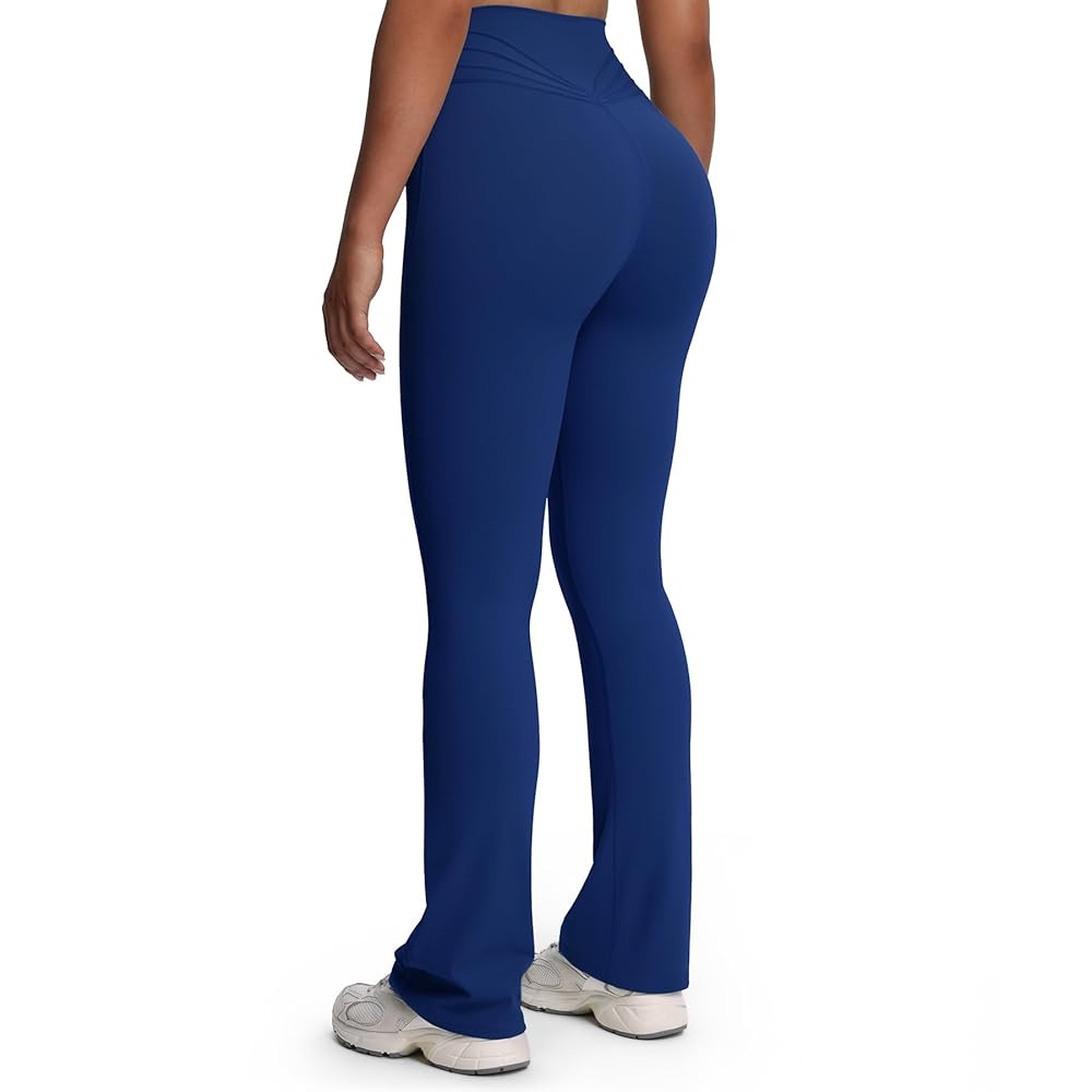 Aoxjox Flare Leggings for Women Trinity Tummy Control High Waisted Wide Leg Yoga Pants 29"/31"/33... | Amazon (US)