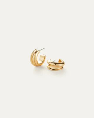 Mini Lennon Hoop Earrings | Jenny Bird (US)