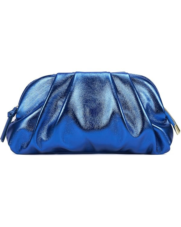 SWEETV Dressy Vegan Leather Clutch Purse for Women Formal, Soft Pleated PU Evening Clutch for Wed... | Amazon (US)