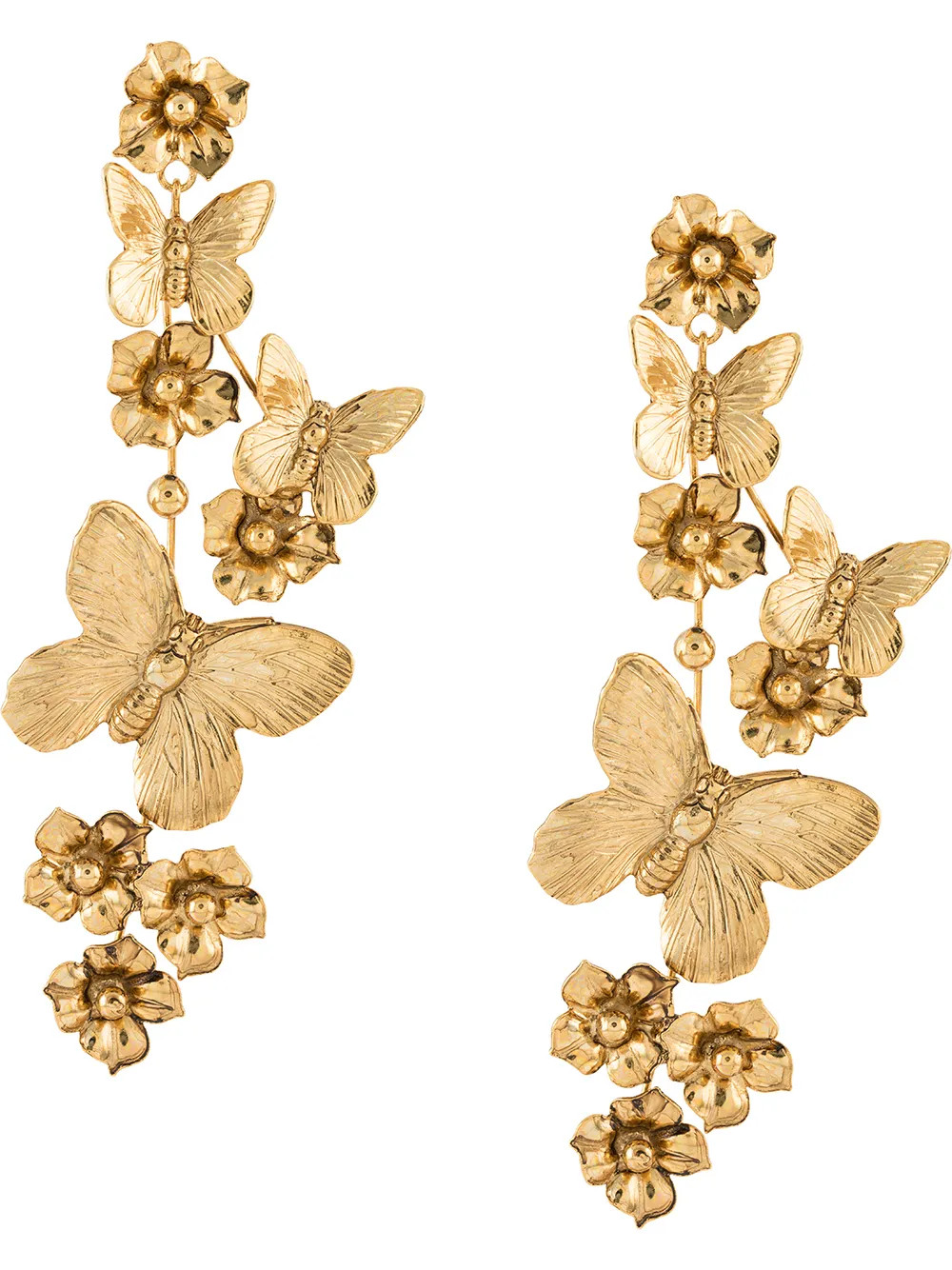 Jennifer Behr Galilea Butterfly Earrings | Gold | FARFETCH | Farfetch Global