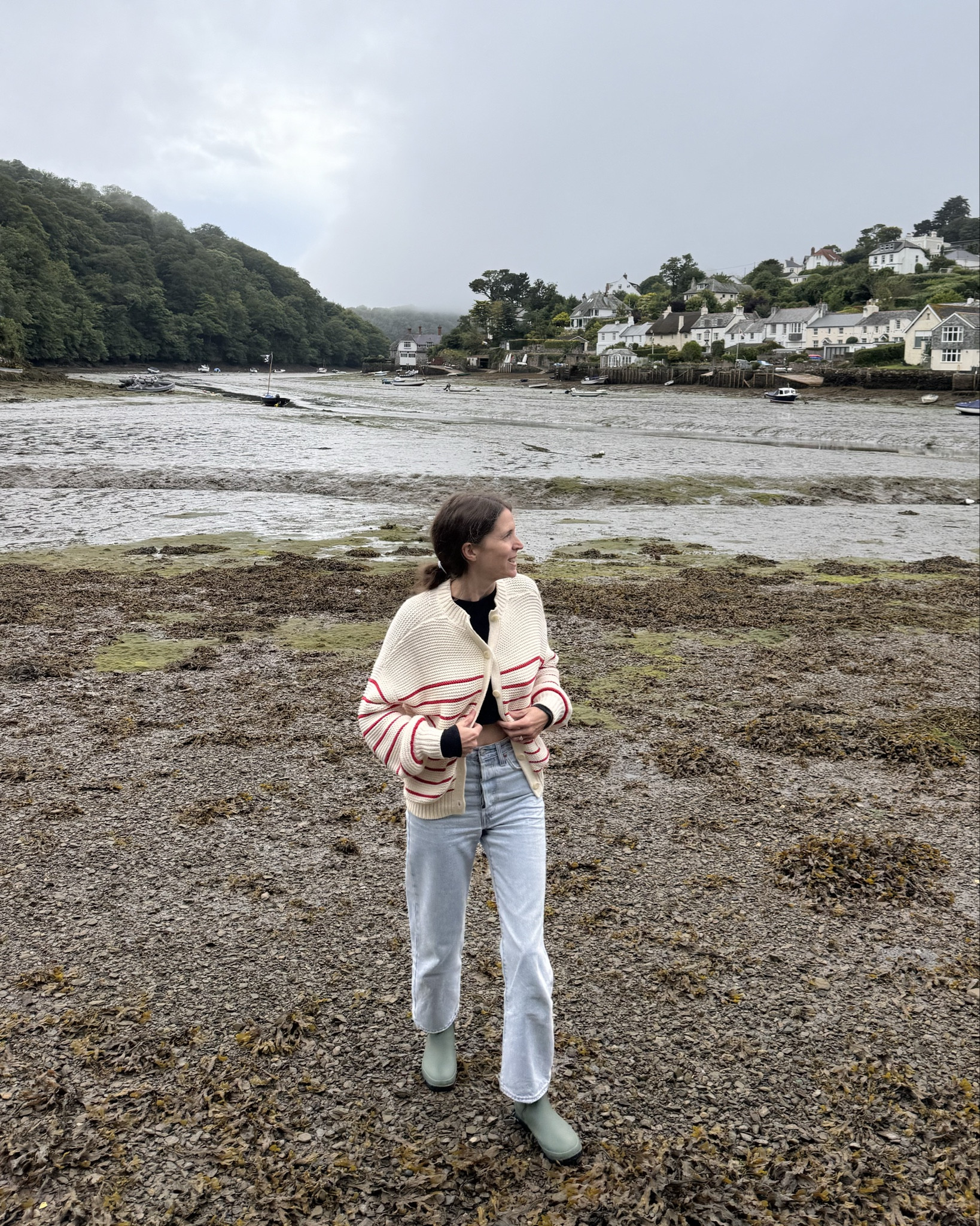 When it’s summer but chilly and rainy (aka much of English summer), you wear this outfit. Levi’s paired with a soft cotton basics and short rain boots is cozy and practical yet still cute. 

#LTKSeasonal #LTKTravel