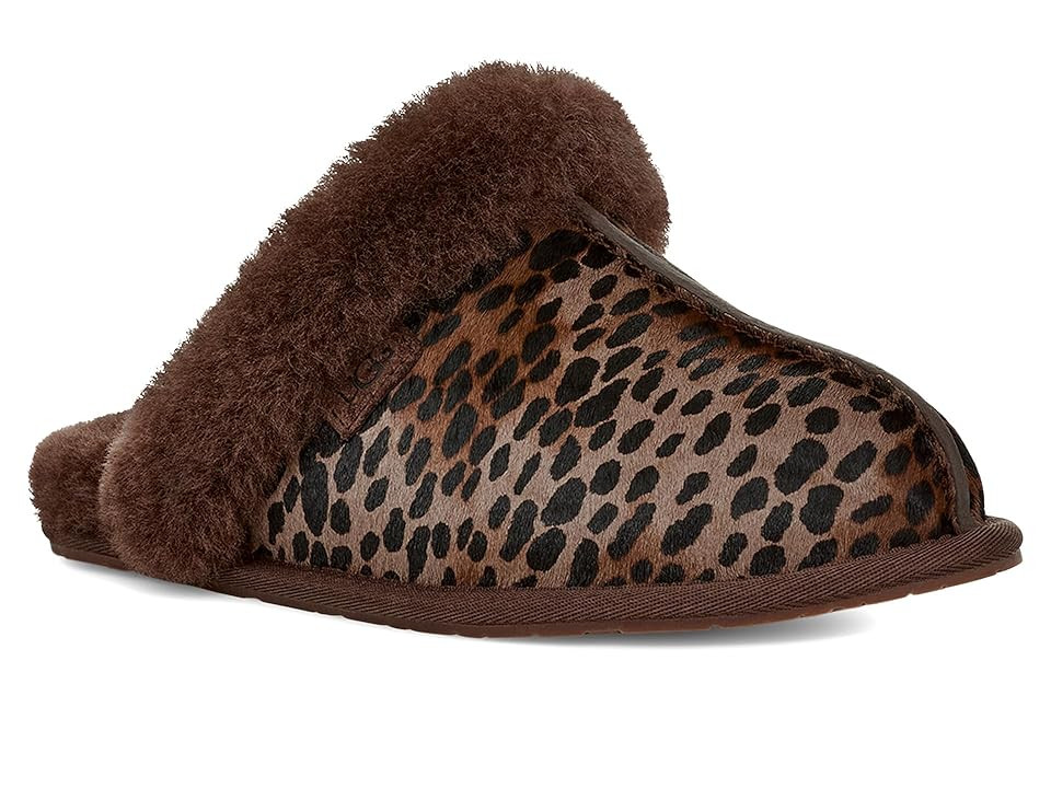 UGG Scuffette Caspian Women's Slippers Burnt Cedar : 11 B - Medium, Suede/Wool | Zappos
