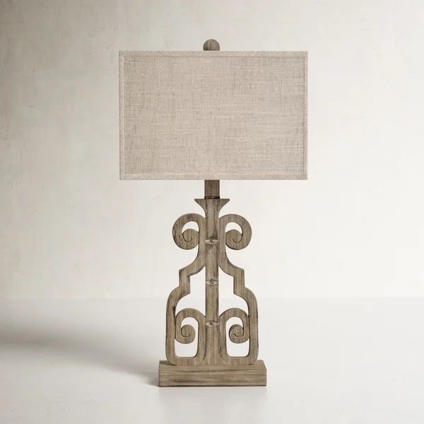 Edmonia 29" Weathered Gray Table Lamp | Wayfair North America