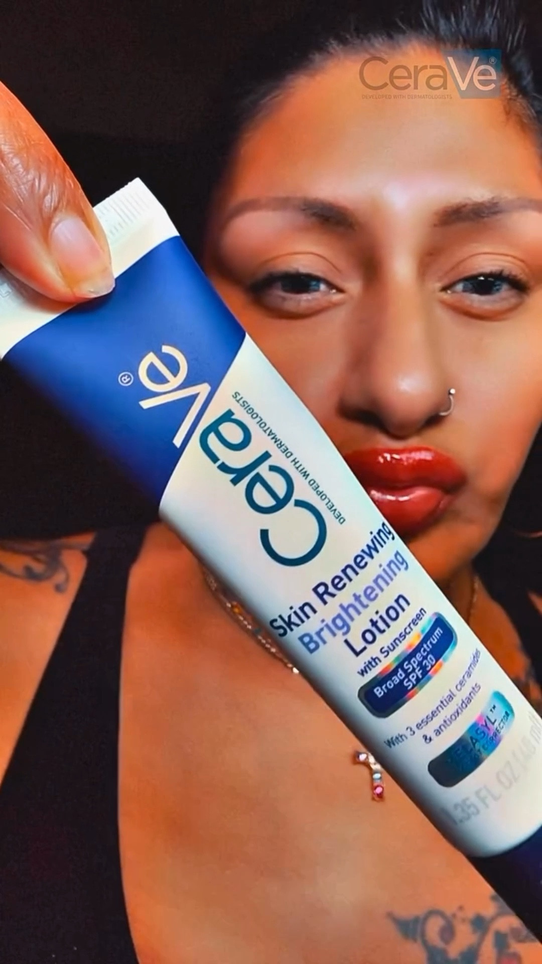🙅🏻‍♀️ If You’re Dealing With Uneven Skin Tone, 
You Need This‼️ASAP 💎 @cerave 
New Brightening Lotion Uses SPF 30 ☀️ 
MelaSyl & Niacinamide To Give You 
That Filtered Look In Real Life 💕 
The Way It Melts Into The Skin Is 
Just Everything! 🙌🏽
A Radiant Glow 💯 
All In One Tube ‼️ 
Click SHOPNOW Below ⬇️ 
To Get Yours 🛒 
#brightening #melasyl #niacinamideskincare #fyp #dianatheeboss