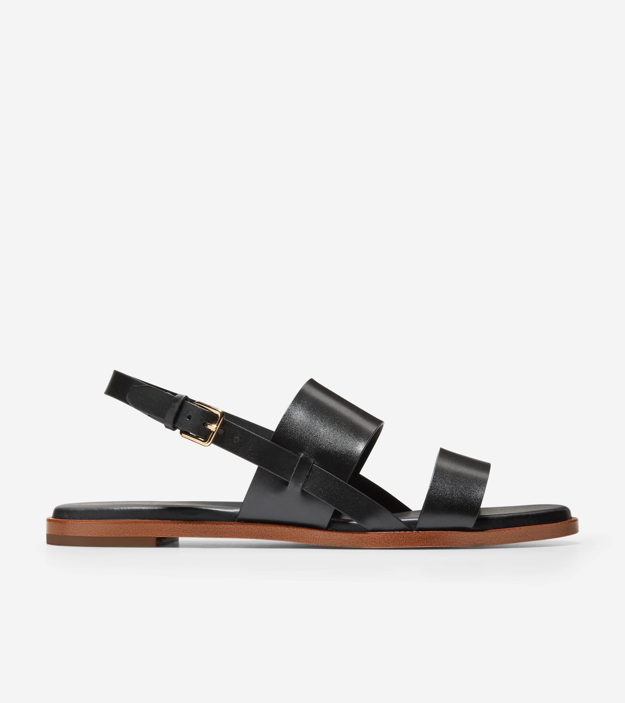 Women's Flynn Flat Sandal in Black | Cole Haan | Cole Haan (US)