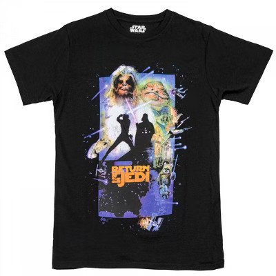 Mens Star Wars Return of The Jedi Poster T-Shirt - Medium | Target