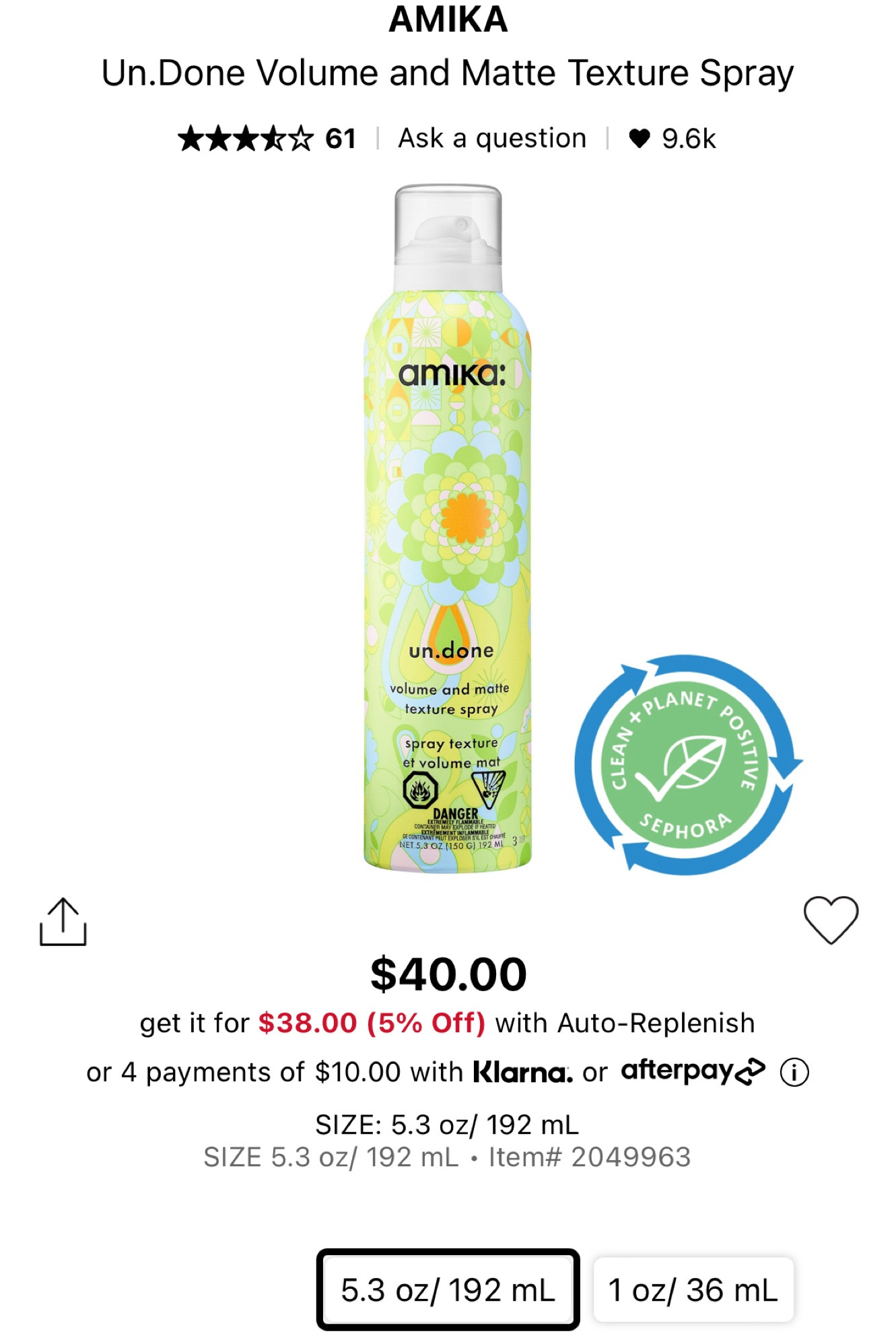 The best for volume and texture 👌🏻

#LTKxSephora