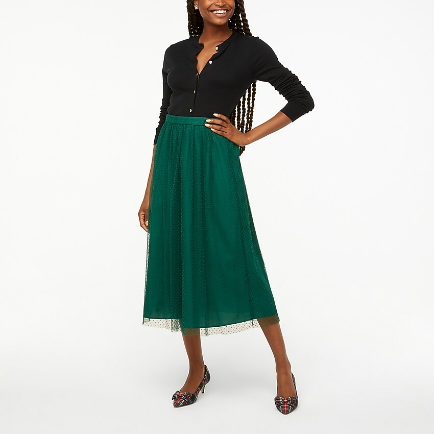 Tulle midi skirt | J.Crew Factory
