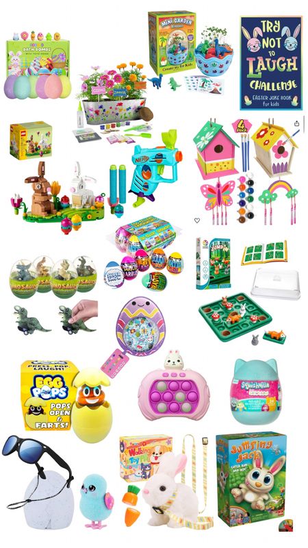 Easter basket ideas for girls and boys! 


#LTKfindsunder50 #LTKkids #LTKSeasonal