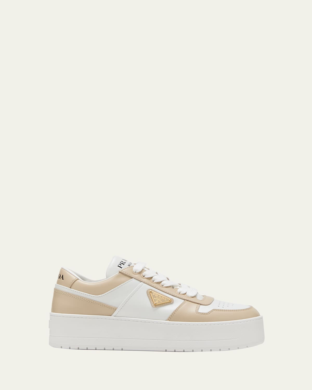 Downtown Bicolor Leather Low-Top Sneakers | Bergdorf Goodman