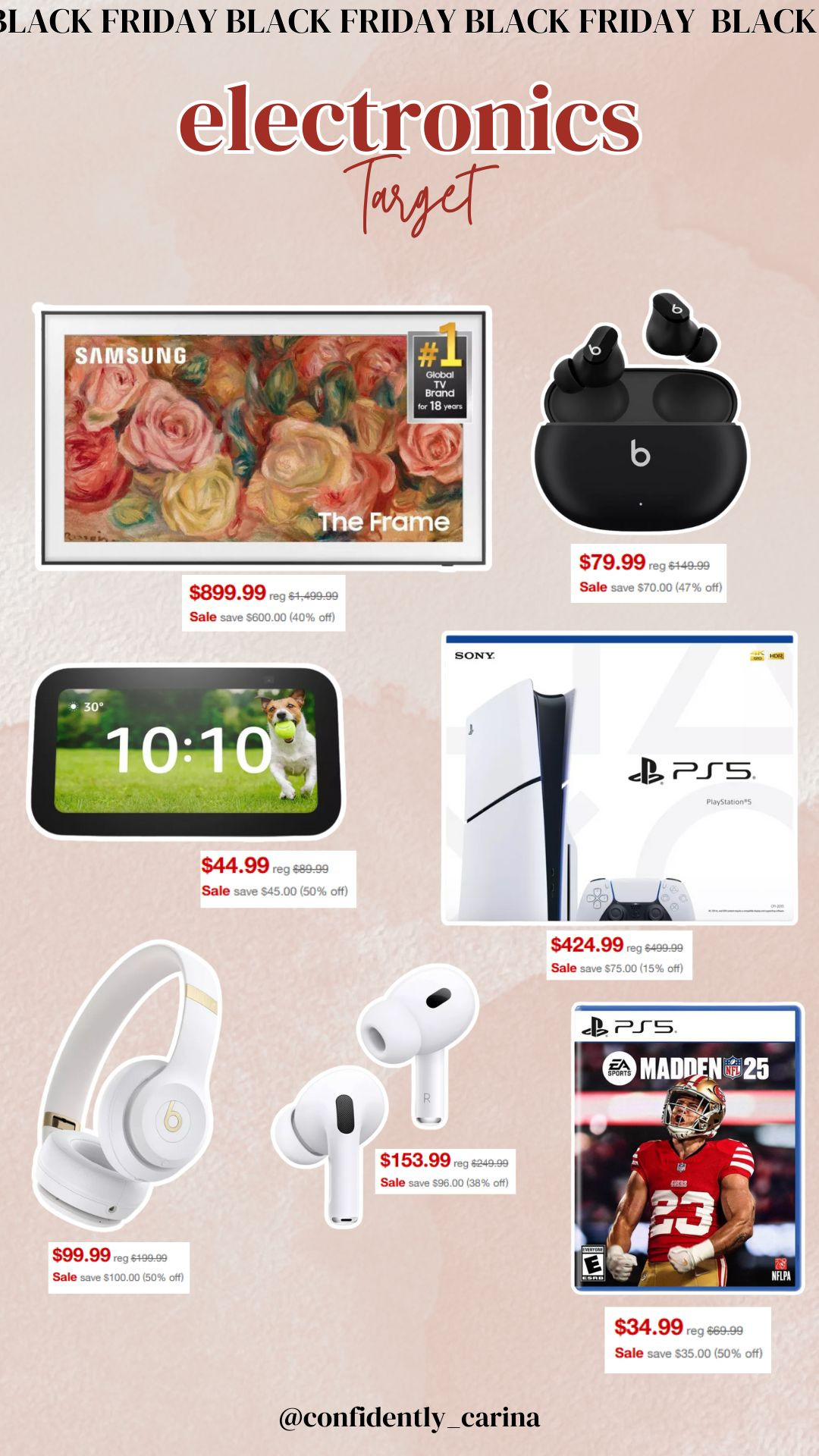 Sharing the best electronic deals at Target for Black Friday! 

 #LTKCyberWeek #LTKGiftGuide #LTKSaleAlert
