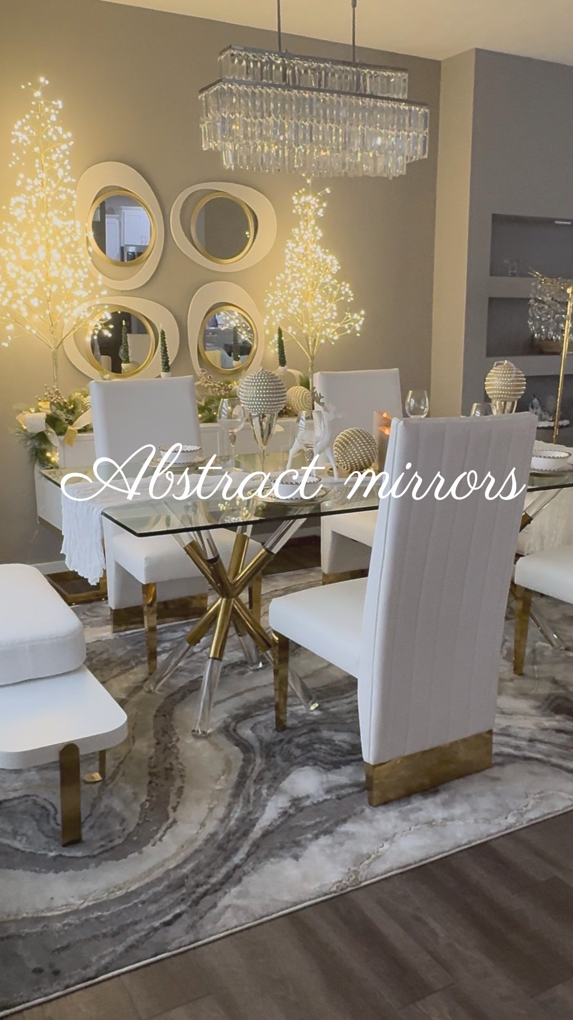 4 abstract wall mirrors 

#LTKU #LTKHoliday #LTKHome
