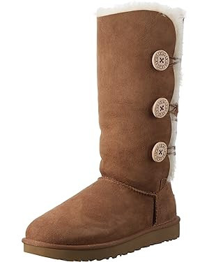 UGG Women's Bailey Button Triplet Ii Winter Boot | Amazon (US)