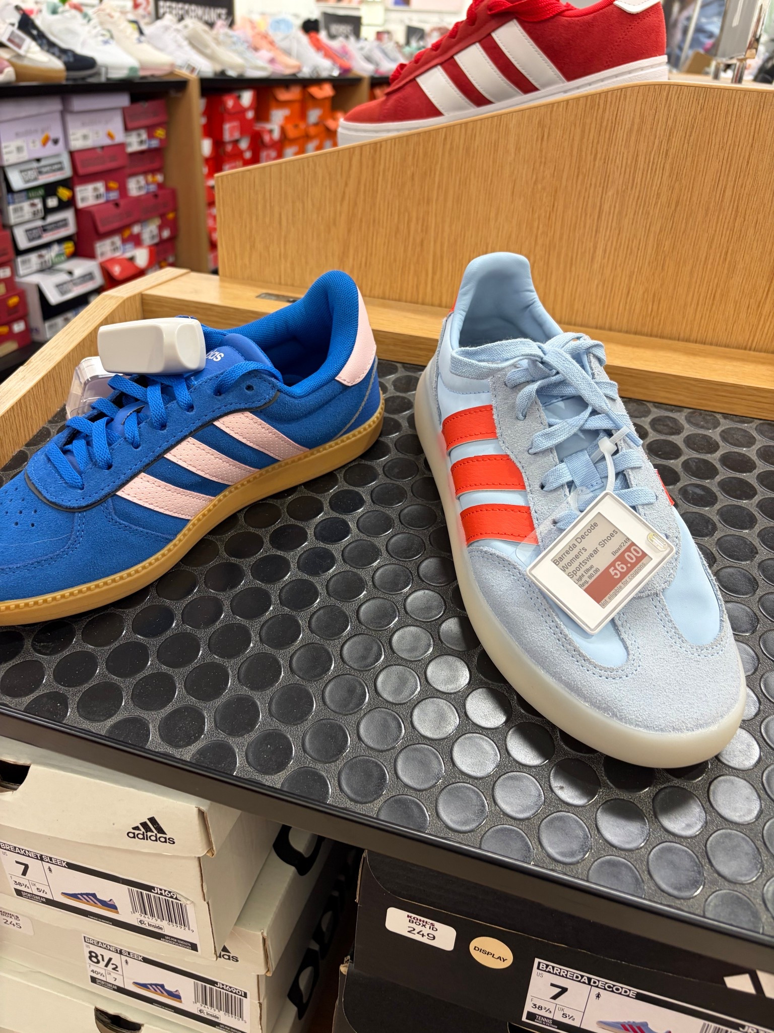 Style & Comfort!  Adidas women’s sneakers in lots of fun colors!