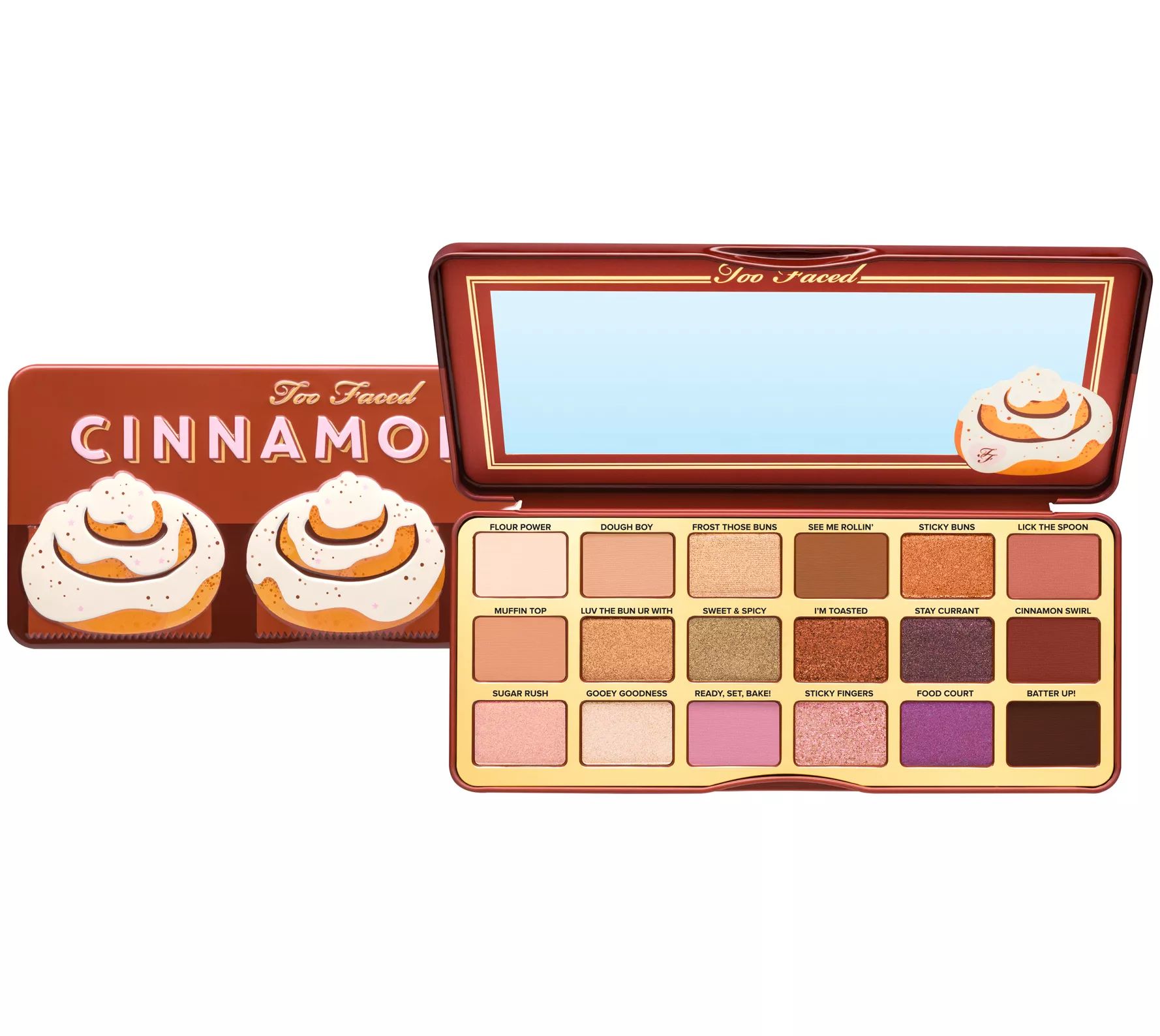 Too Faced Cinnamon Swirl Sweet and Spicy Eye Shadow Palette | QVC