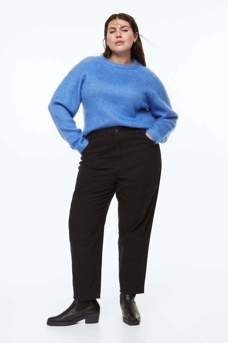 H&M+ High Waist Twill Pants | H&M (US + CA)