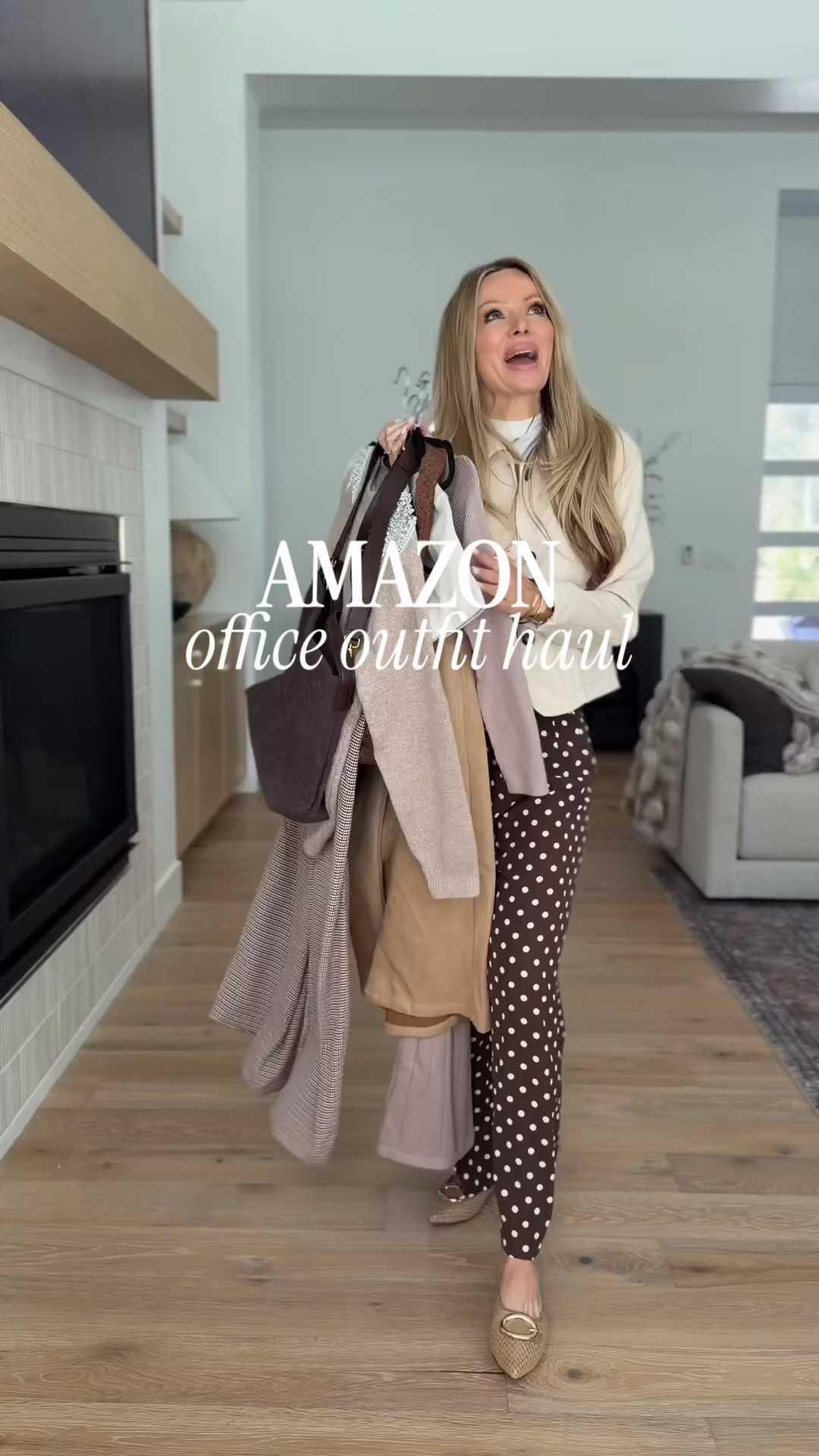 Your whole work week, solved 🤎 comment AMAZON and I'll send you the details

4 office outfits, all from Amazon — and every piece mixes and matches. Polka dot wide-legs that work with a jacket or just a tee, a lace-shoulder sweater with houndstooth trousers, a suede maxi skirt, and the belted knit dress that does all the work for you. 🍂

Getting dressed for work is the hardest part of the morning — so I fixed it with one haul.

Send this to your friend who's tired of the same three work outfits 🤎

Which outfit is your favorite?

#amazonfashion #amazonfinds #amazonoutfit #workoutfits #falloutfits