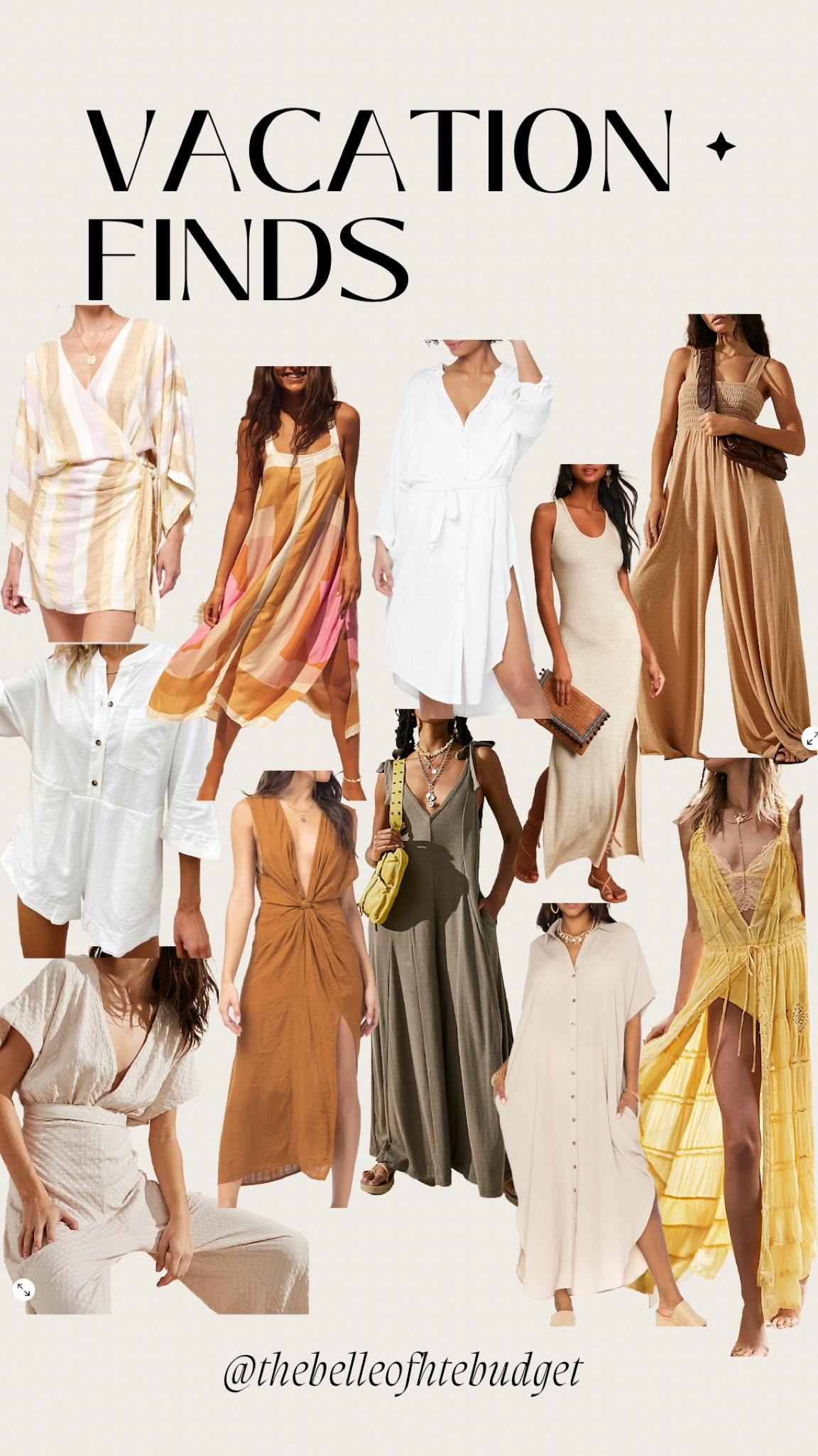 Vacation outfit - resort wear - jumpsuit, dress, coverup, romper 

#LTKFind #LTKtravel #LTKstyletip