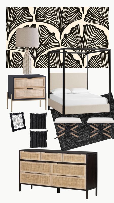 Black and tan Bedroom inspiration 

#LTKhome #LTKtravel #LTKover40