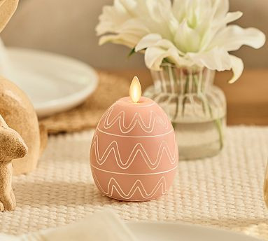 Premium Flickering Flameless Easter Egg Candle | Pottery Barn (US)