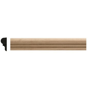 Ornamental Mouldings 11/16-in x 8-ft White Hard Unfinished Chair Rail Moulding | Lowe's