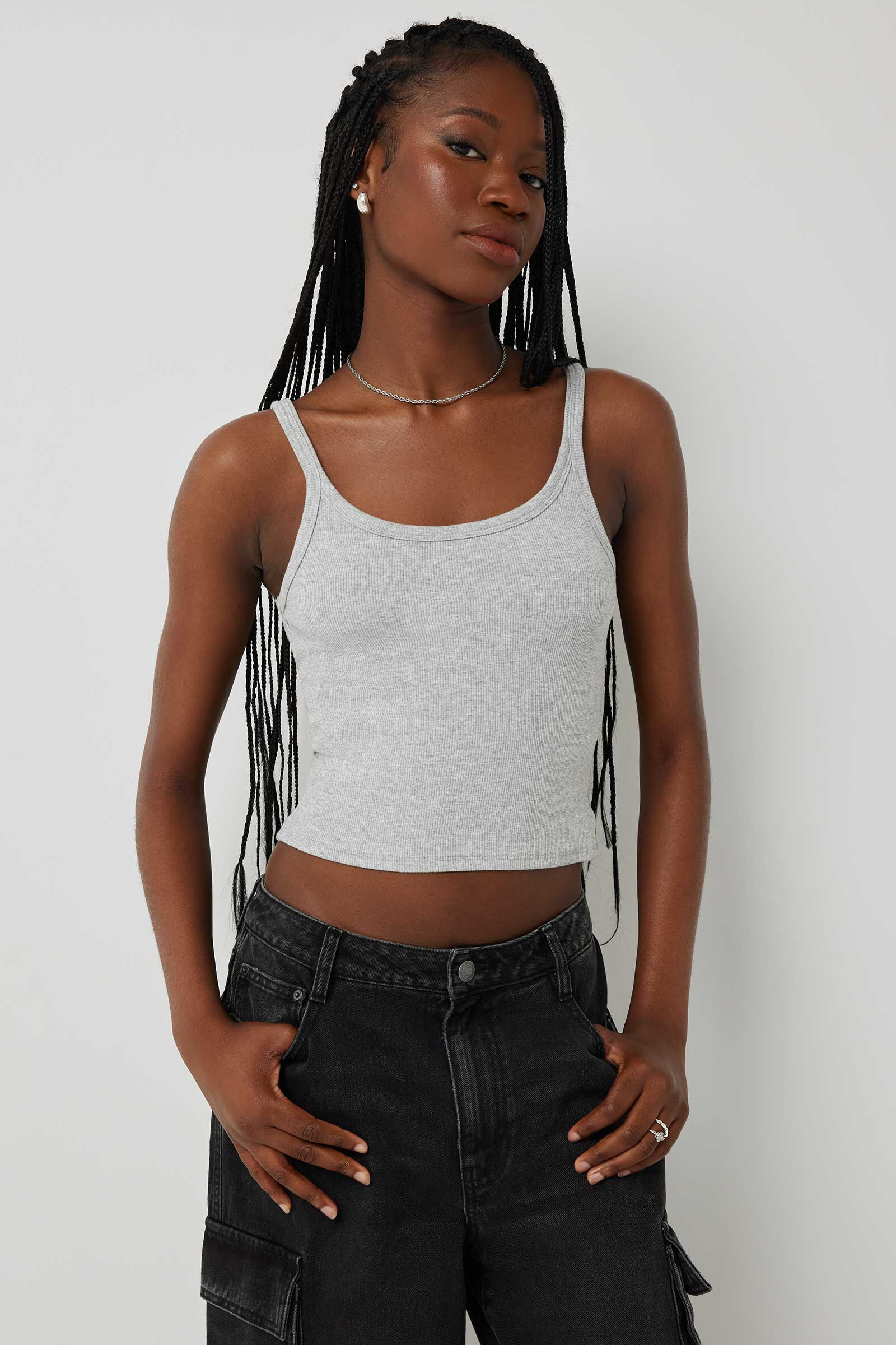 Basic Crop Ribbed Tank Top | Ardene