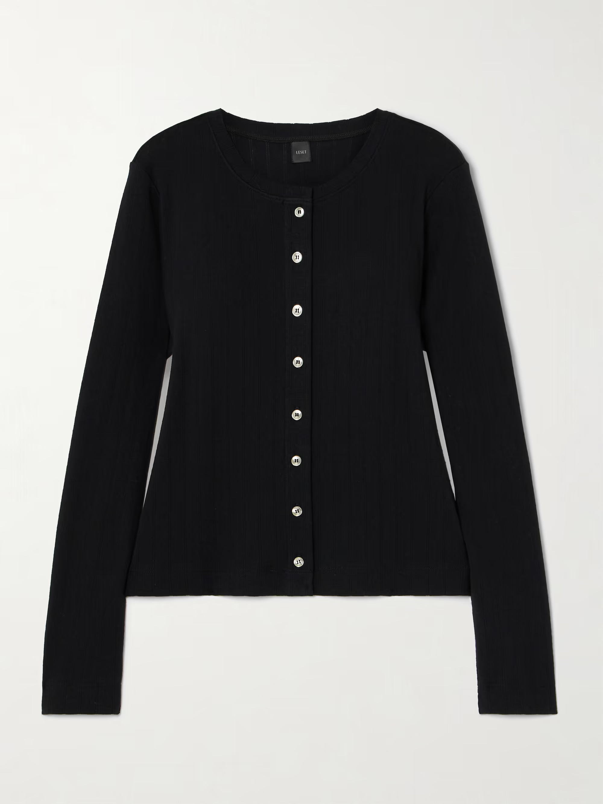 Pointelle-knit cotton cardigan | NET-A-PORTER (US)