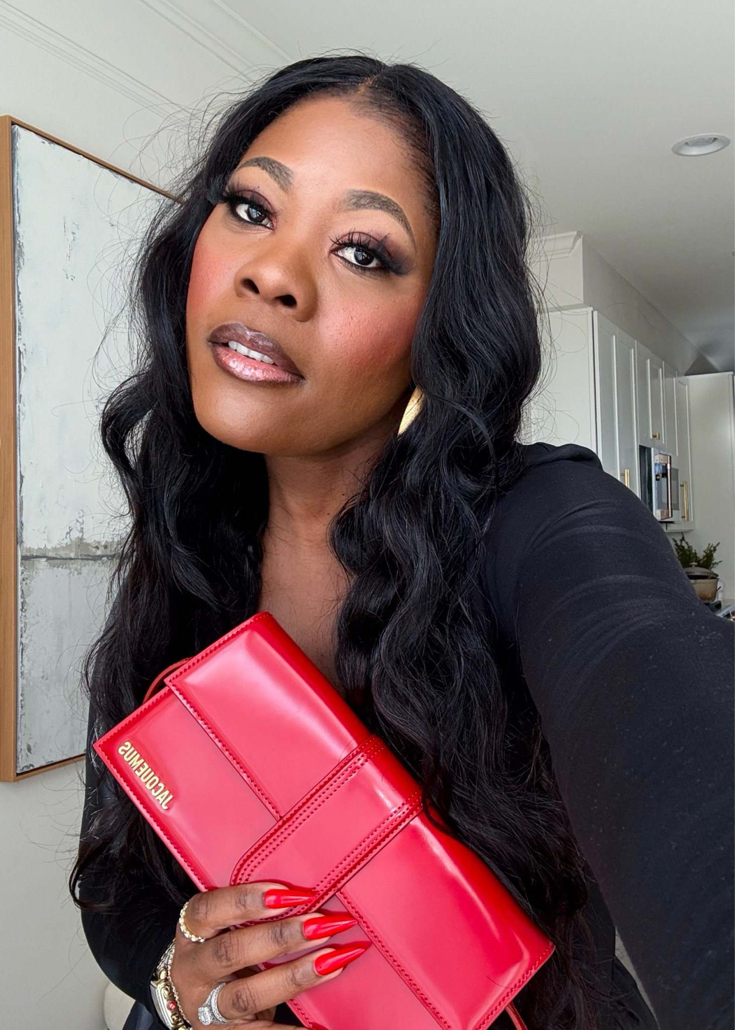 New hair do 💁🏾‍♀️ so, of course I had to play with makeup:) I’m loving this lip combo ,  and my favorite blush :) 

#LTKSeasonal #LTKItBag #LTKBeauty