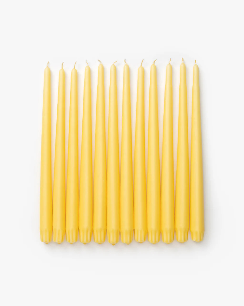 Buttercup Yellow Taper Candles (Set of 12) | McGee & Co.