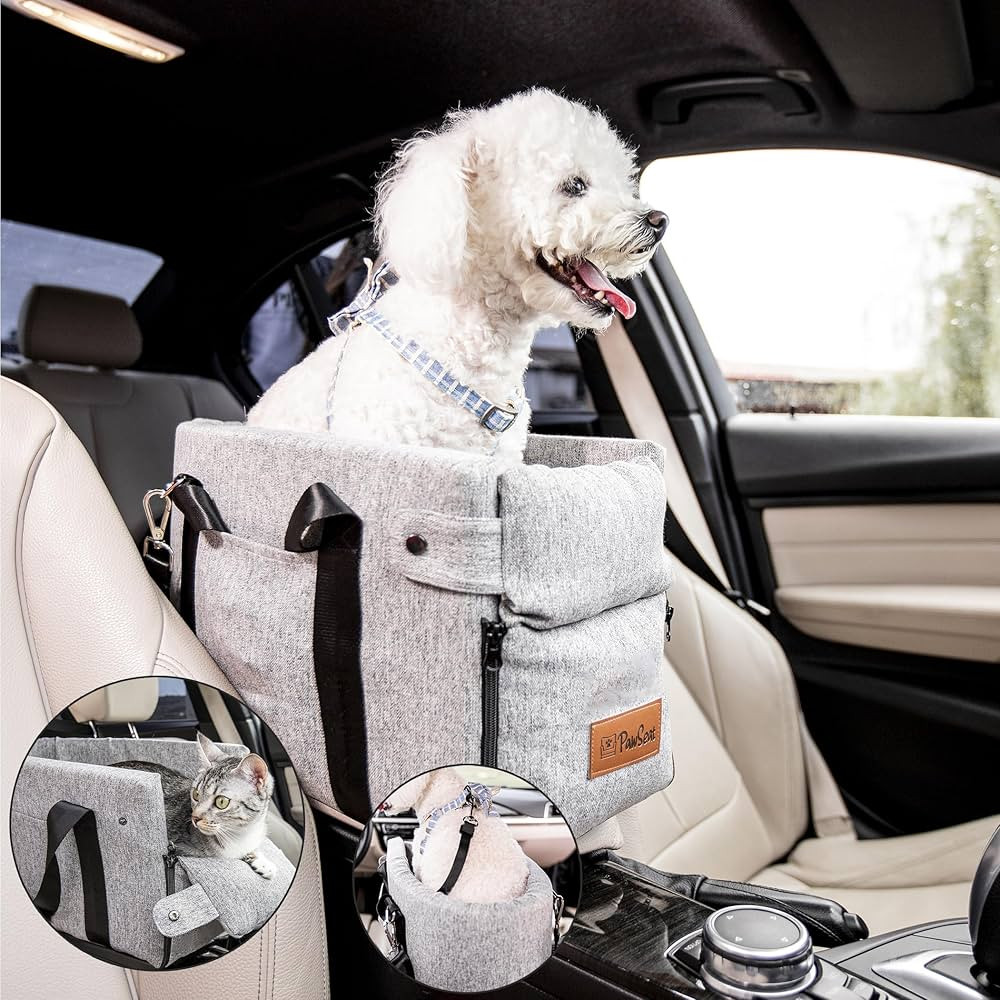 Premium Center Console Dog Car Seat for Small Dogs - Comfortable and Safe Center Console Booster ... | Amazon (US)