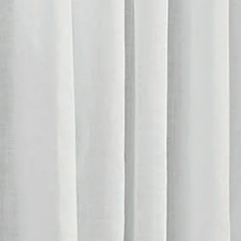 Mainstays 100% Cotton Indoor Sheer Rod Pocket Single Curtain Panel , White , 50" x 84" | Walmart (US)