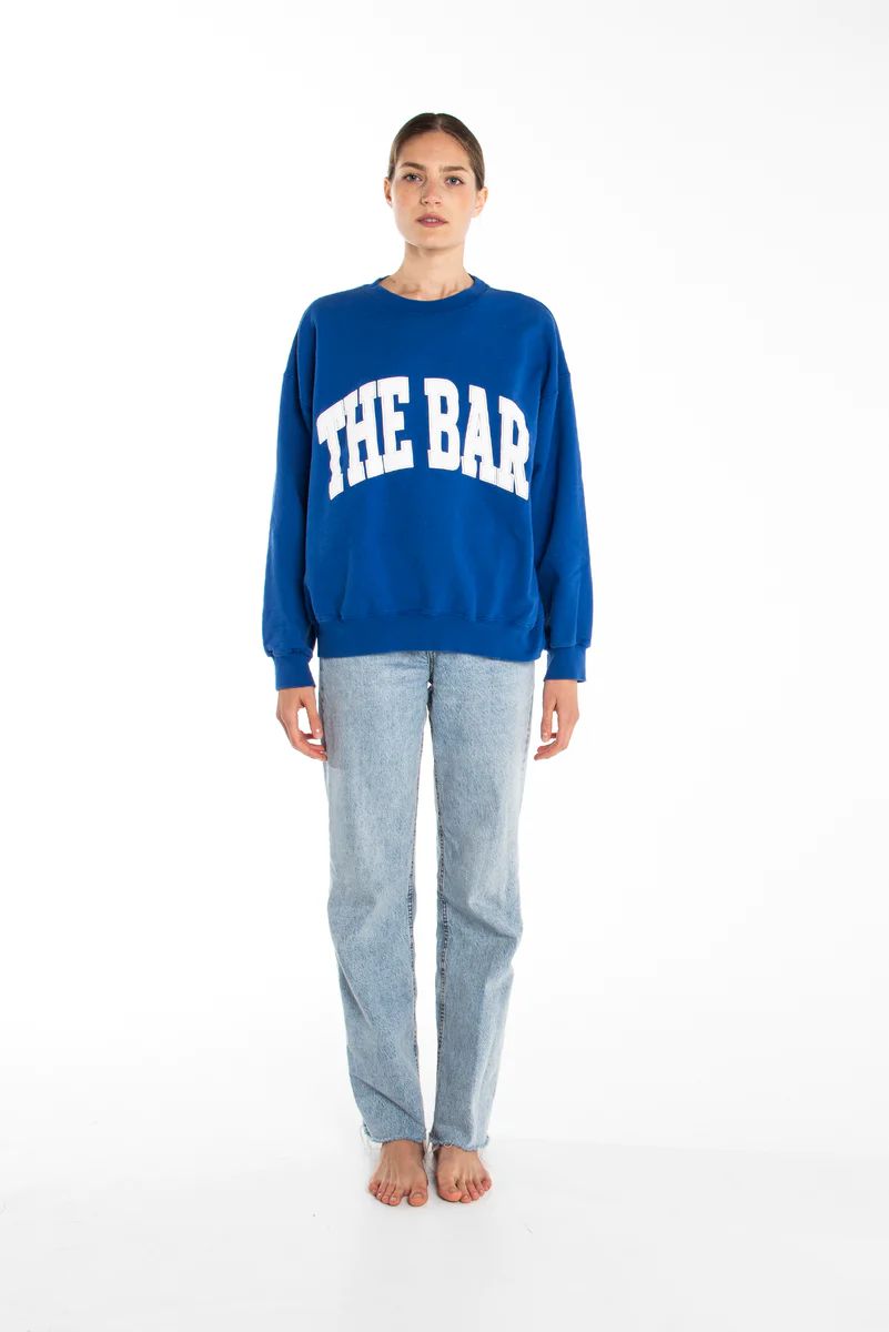 VARSITY SWEATSHIRT COBALT | The Bar