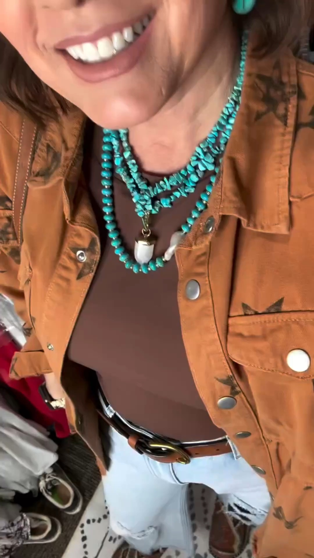 Wide leg jeans over 40? Yes. Here’s how.

The key isn’t avoiding volume.
It’s balancing it.

✔ Define your waist
✔ Keep your base simple
✔ Add one intentional statement piece

Stop fearing the trend. Start styling it.

Are you wearing wide-leg denim yet?

over 40 fashion, wide leg jeans styling, midlife outfit ideas, flattering denim over 40, chic comfortable outfit, proportion styling tips https://liketk.it/5WxWX