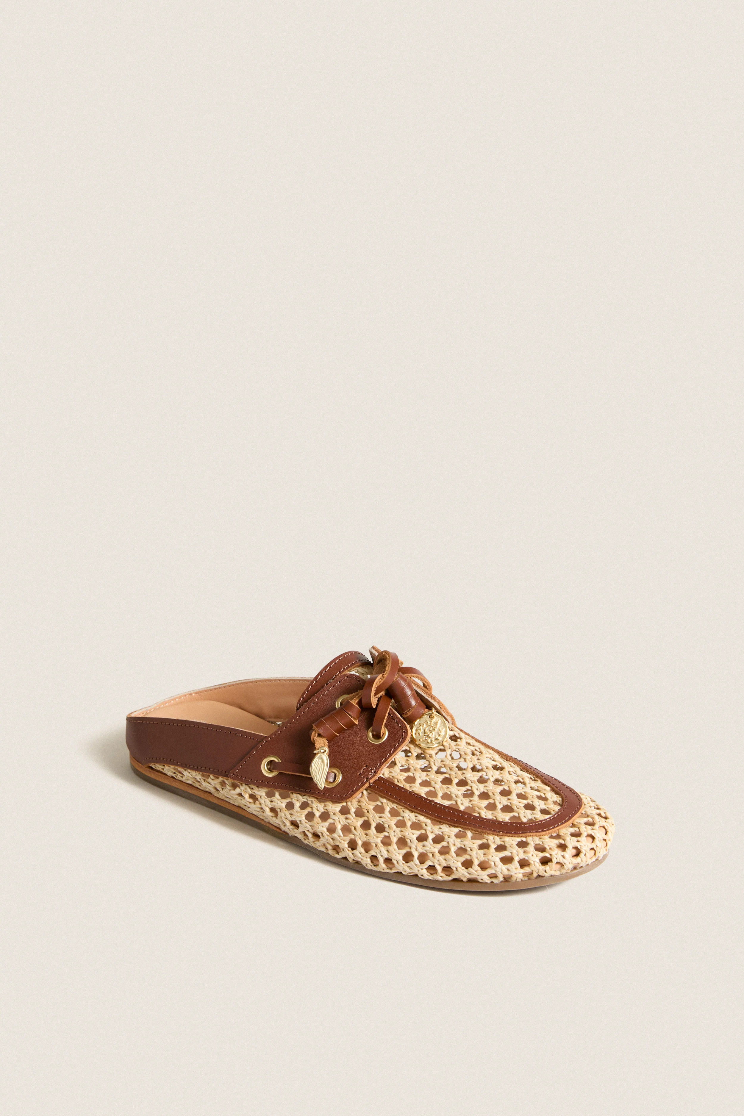 Natural Crochet Naveta Loafers | Tuckernuck (US)